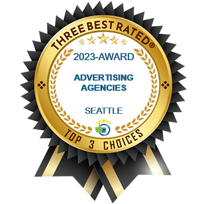 Three Best Rated: Top 3 Advertising Agencies in Seattle, 2023 award