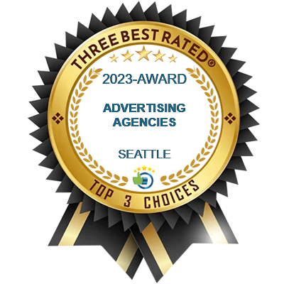 Three Best Rated: Top 3 Advertising Agencies in Seattle, 2023 award